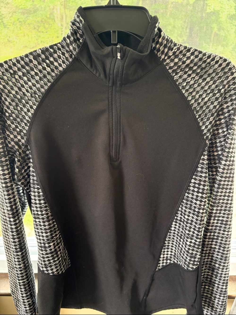 Women’s  Black Quarter-Zip Performance Jersey